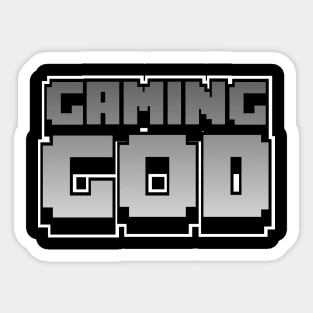 Gaming God Sticker